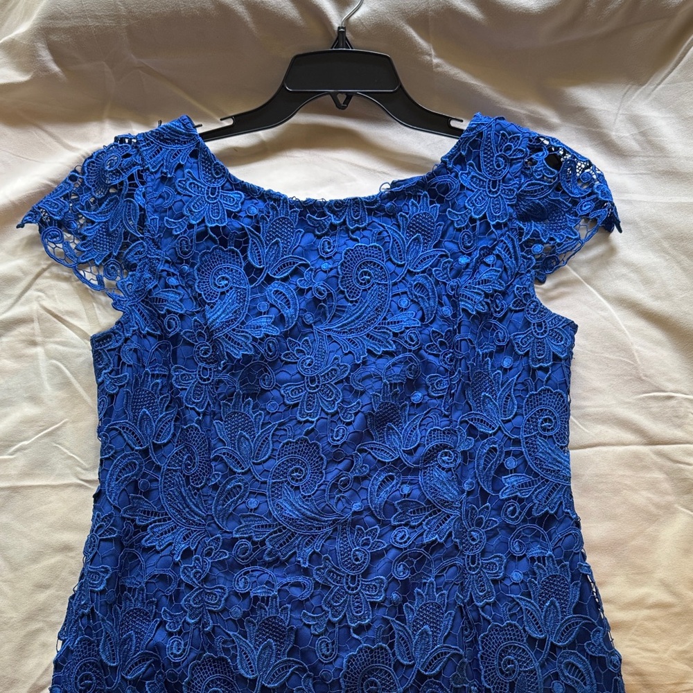 Vince Camuto Royal Blue Lace Dress